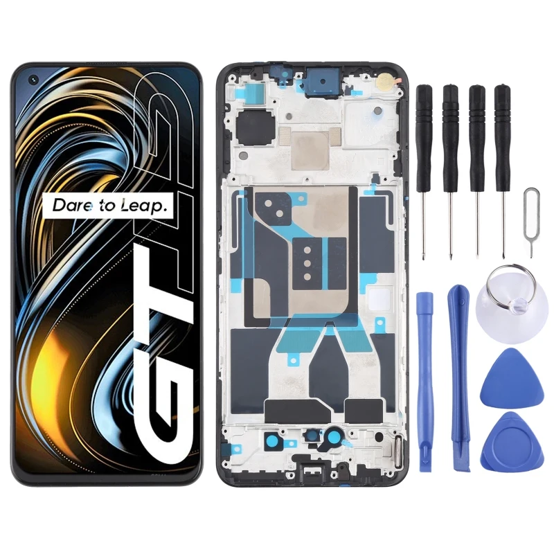 Pantalla LCD Original Super AMOLED, montaje completo de digitalizador con marco para OPPO Realme GT 5G RMX2202-1