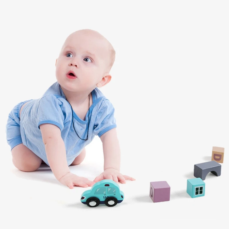 

Wooden Building Blocks Set Construction Toys for Toddlers Cognition Creativity Hardwood Stack Toys with Play Mat Puzzle