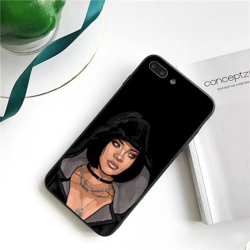 

Rihanna Phone Case For iPhone 11 8 7 6 6S Plus 7 plus 8 plus X XS MAX 5 5S XR 12 11 Pro max se 2020 Funda Cover