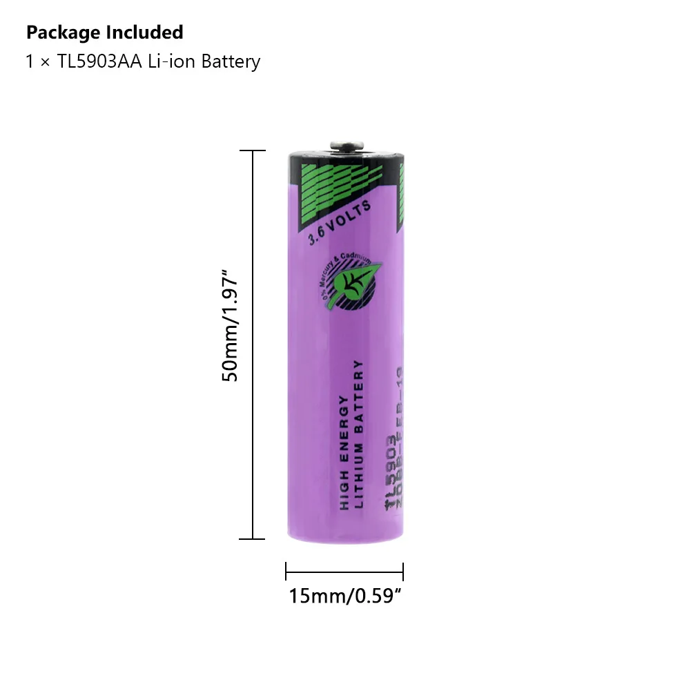 YCDC AA батарея TL-5903 SL-760 ER14500 3,6 V 2400mAh для счетчиков PLC промышленный литий-ионный аккумулятор большой емкости Замена