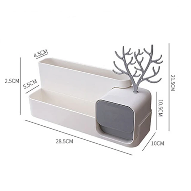 

Bathroom Accessories Jewelry Storage Box Shower Shelves Cosmetic Storage Rack Kitchen Organizer with Drawer WC Shampoo Holder