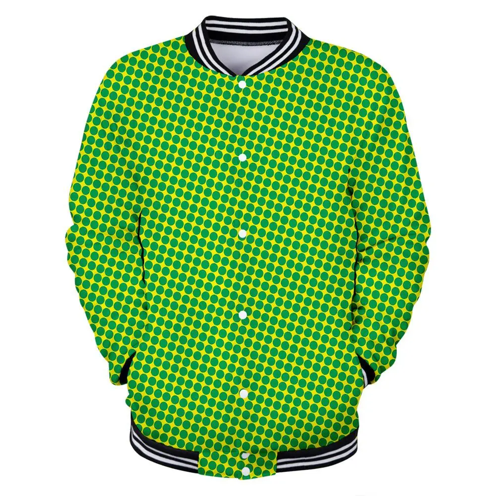 Куртка в поп-стиле Свитшот горошек 3D для мужчин и женщин новинка реалистичность