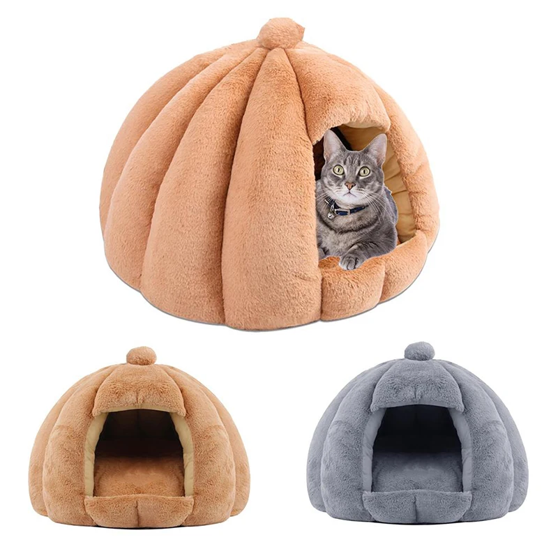 

Лежанка для кошек, спальная корзина для котят, зимняя теплая Лежанка для щенков, Конура для собак, кошек, подушка для сна, удобная кровать для...