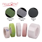 Наклейка для ресниц NEWCOME, прозрачная, розовая, белая, Зеленая клейкая лента с отверстиями, воздухопроницаемая, чувствительная, Нетканая