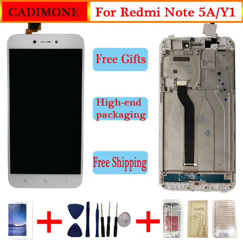 Оригинальный ЖК для Xiaomi Redmi Примечание 5A дисплей сенсорный экран Замена Note
