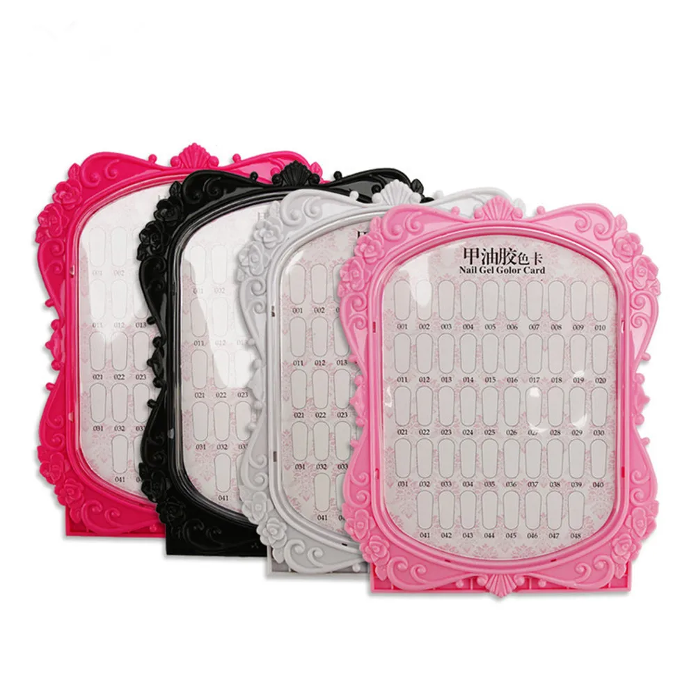 4 цвета Двусторонняя Гель-лак для ногтей цветной лак ноктей карты полноцветный