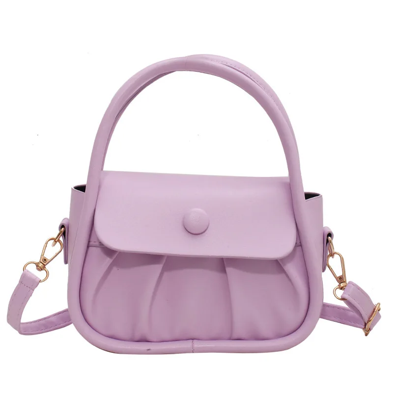 

2022 Summer Pleated Handlebags For Women PU Cloud Bags Leisure Armpit Bag Shopping Shoulder Bags Geometry Square Handbag Female