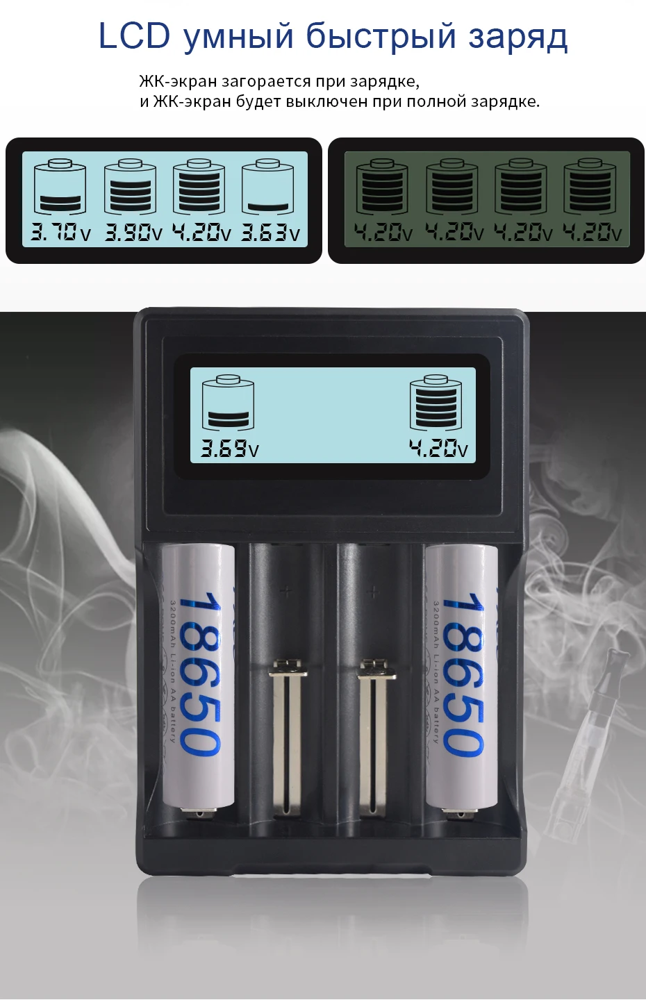 PALO 3,7 V 18650 26650 16340 14500 10440 18500 зарядное устройство usb зарядка портативное зарядное устройство для 18650 li-lion зарядное устройство