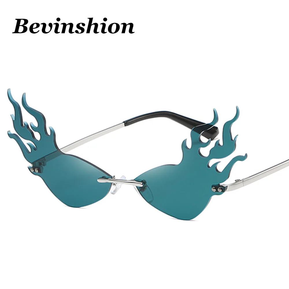 Новое поступление 2020 Модные солнцезащитные очки кошачий глаз стиль пламени