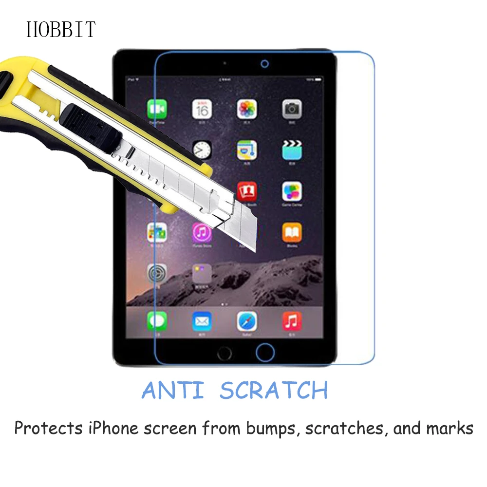 3 шт Защитные пленки для экрана планшета Apple Pad Air 2 9 7 дюйма 0 15 мм Взрывозащищенный