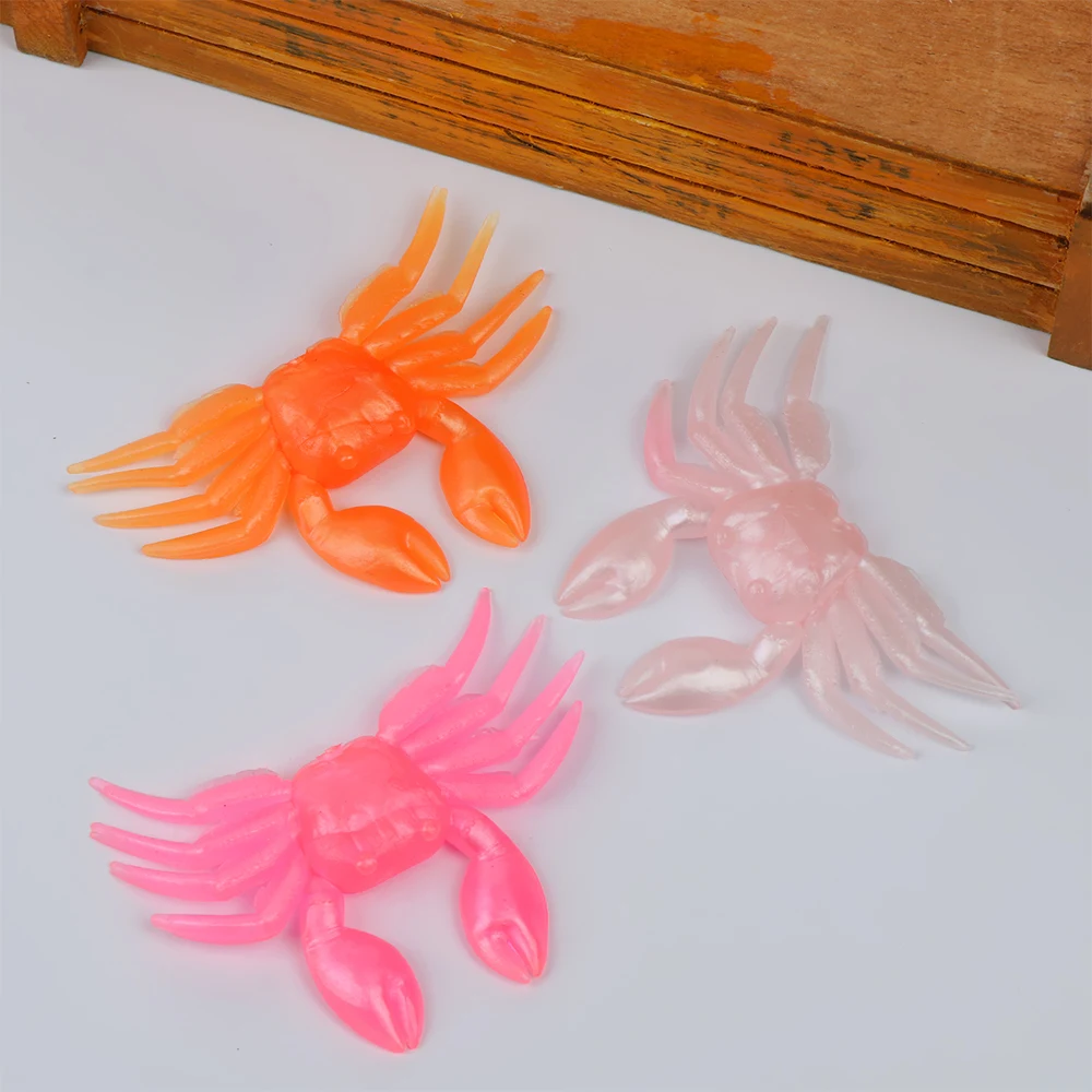 5 шт./компл. искусственные приманки в виде краба 3D Моделирование Приманка из