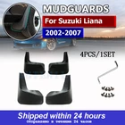 Автомобильные Брызговики для Suzuki Liana Aerio SX Baleno 2002-2007 брызговики брызговик крыло брызговиков 2003 2004 2005 2006