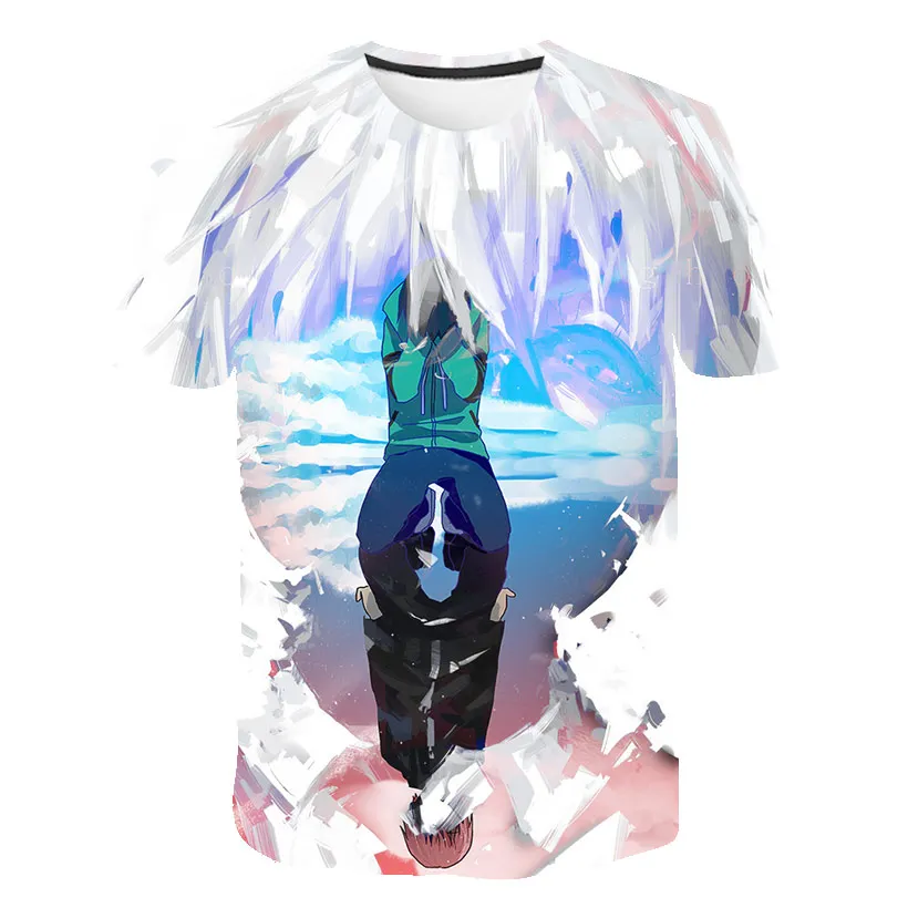 Tokyo Ghoul Футболка мужская аниме футболка граффити 3d уличная забавная одежда 2020