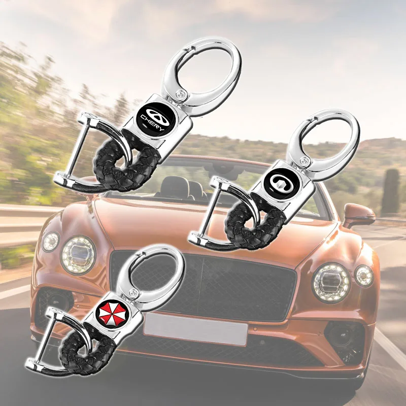 

1pc Car Metal Keychain Hemp Rope Lanyard Keychain for Buick Encore 2008 2017 2013 2018 Excelle Hrv Lacetti Envision Accessories