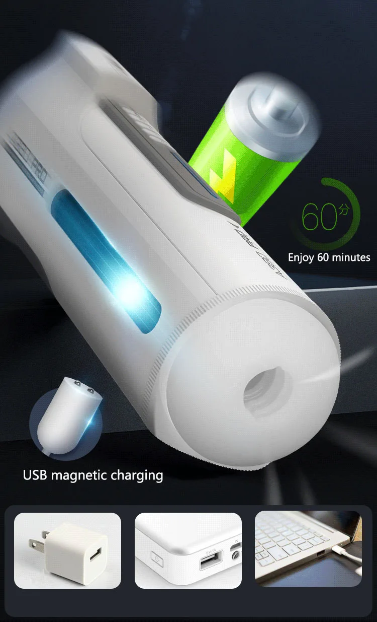 Автоматический Поршневой Телескопический Мужской мастурбатор 4D A380 PRO