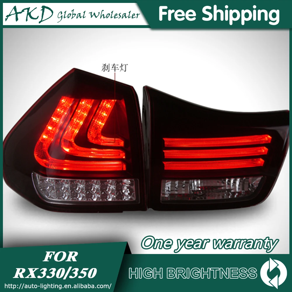 Задний фонарь для автомобиля Lexus RX350 2004 2009 RX330 светодиодные противотуманные фары