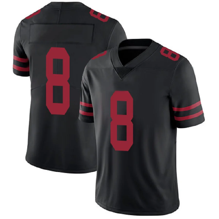 

New Men's 49ers Fans American Football Jerseys Trey Lance Ronnie Lott Deion Sanders Fans Wear San Francisco Stitched Sweatshirts