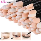 Оптовая продажа, 50 шт., одноразовая мягкая губка для макияжа Kekelala, маленькая портативная Косметическая кисть, набор кистей