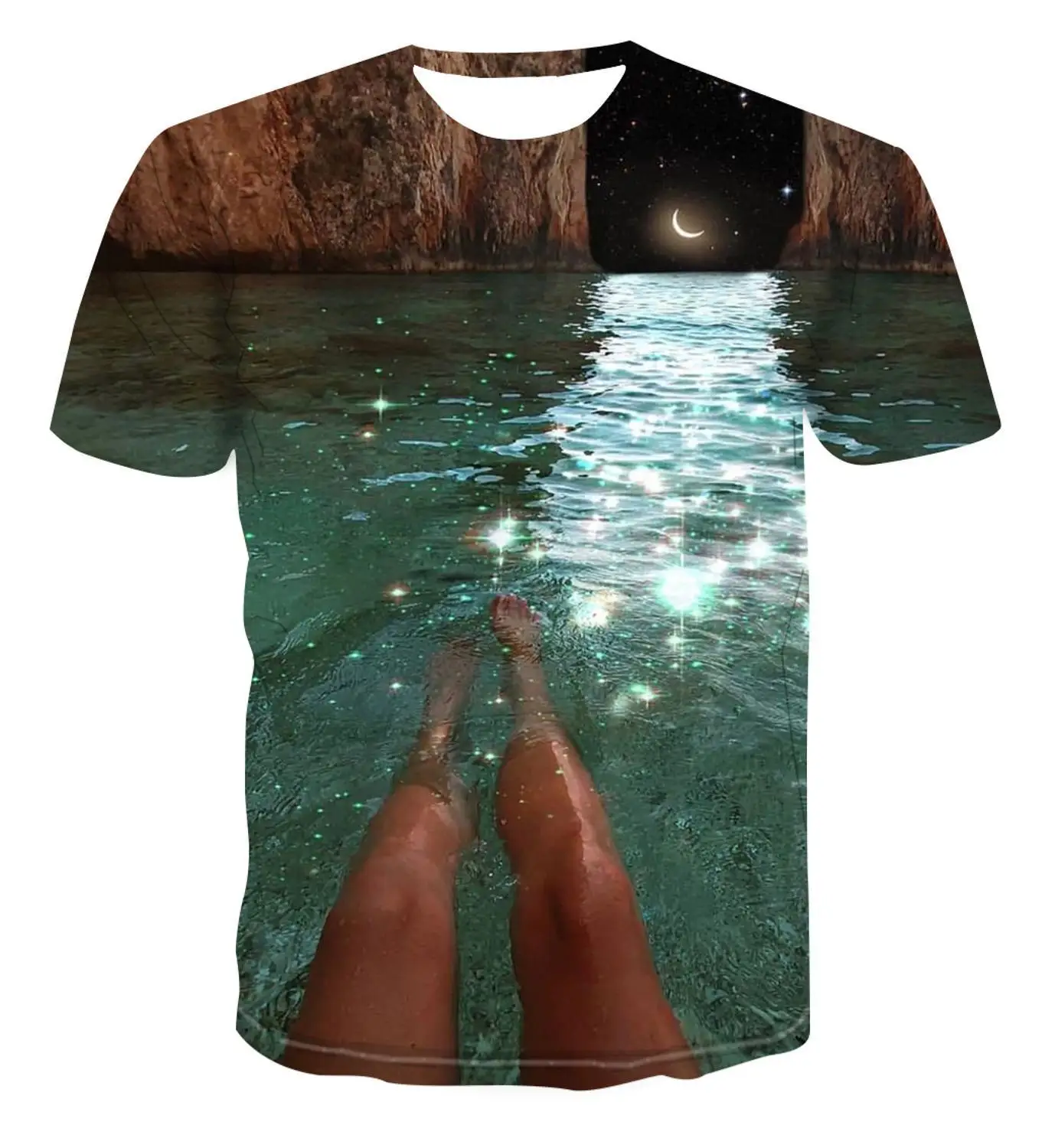 

Hot Selling Trendy 3d T -Shirt Creative Art Figure /Cartoon T -Shirt Men 'S Fashion Versatile Street Cool Top S -6xl