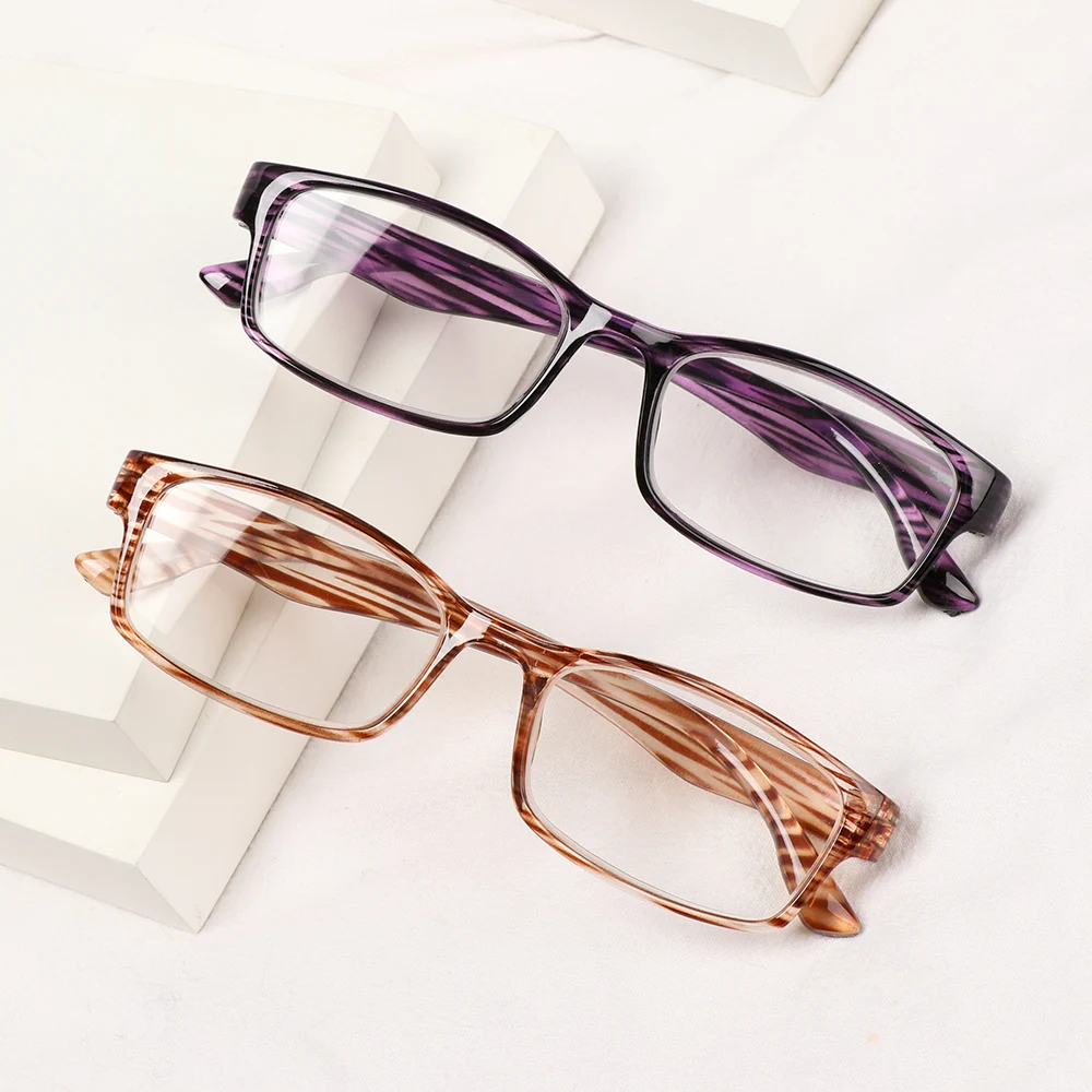 Модные очки для чтения женщин и мужчин Ультралегкая оправа с принтом