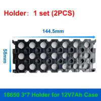 18650 holder 37 can hold 21pcs 18650 cells fit 12v7ah battery case for 18650 diy 3s7p 4s5p 7s3p 12v 24v battery pack 3x7 holder