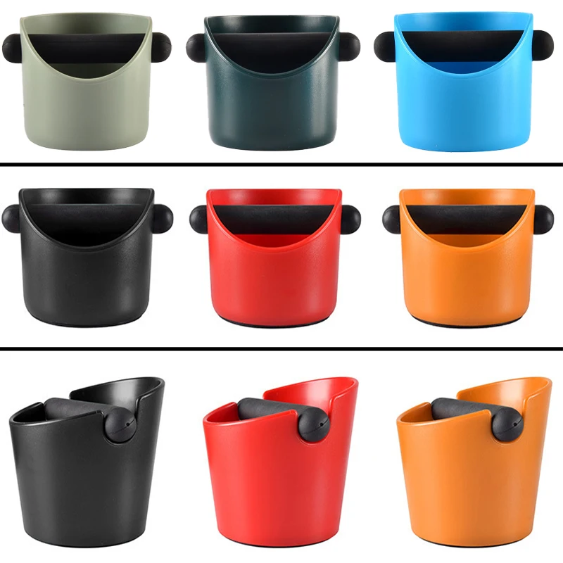 

Coffee Grind Dump Bin Knock Box Anti Slip Shock-absorbent Detachable Espresso Waste Ground Bucket For Barista Home Kitchen Bar