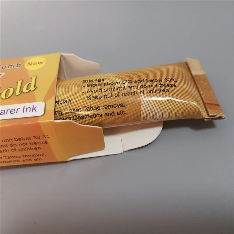 38% Золотой крем для татуировки перед перманентным макияжем подводка глаз губ 10