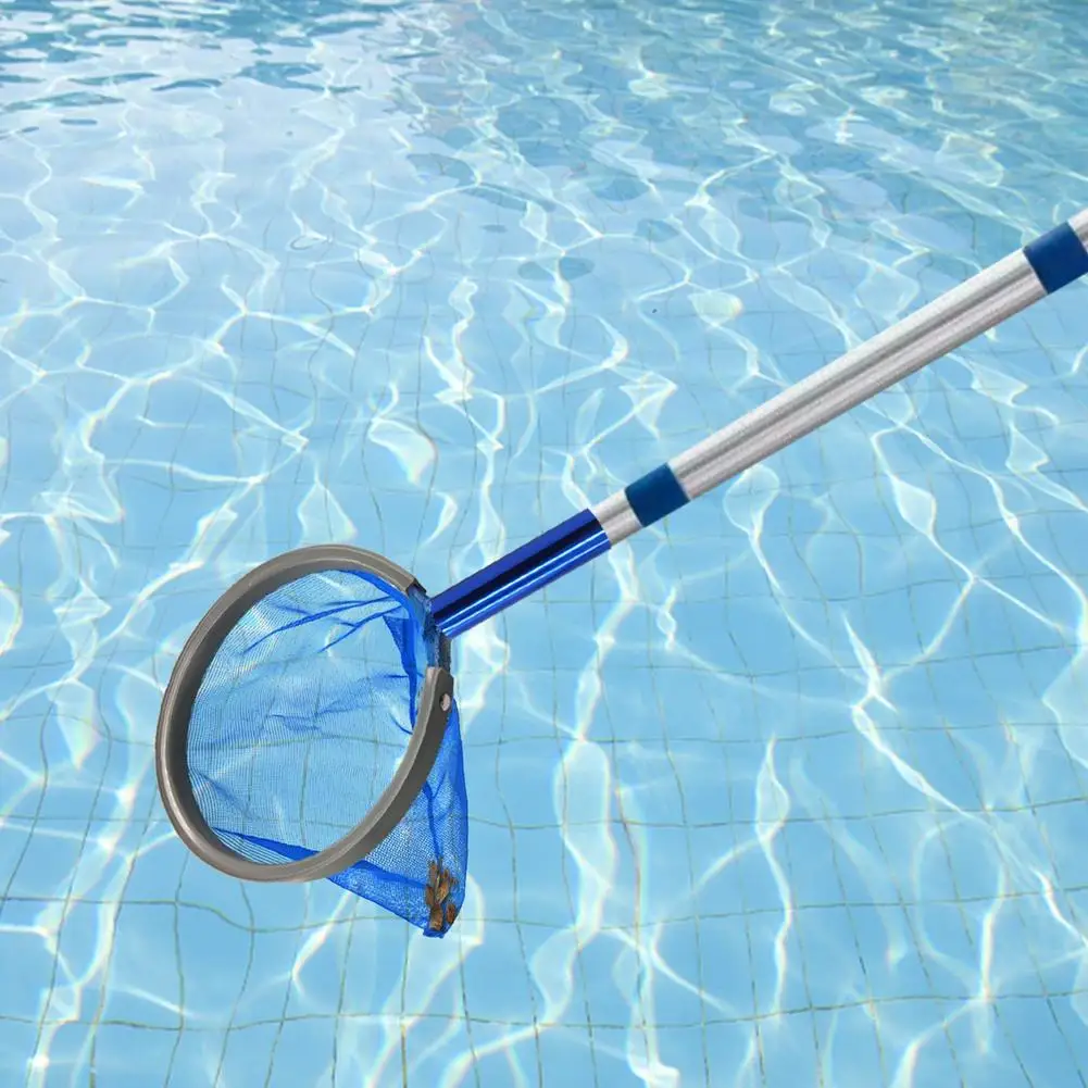 

1PC Useful Swim Pool Cleaner Heavy Duty Pool Leaf Rake Fine Mesh Frame Net Ponds Cleaning Tools For Outdoor Swimming Accessory