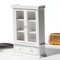 112 dollhouse miniature furniture wood cabinet bookcase bookshelf accessory doll house mini toy for kid