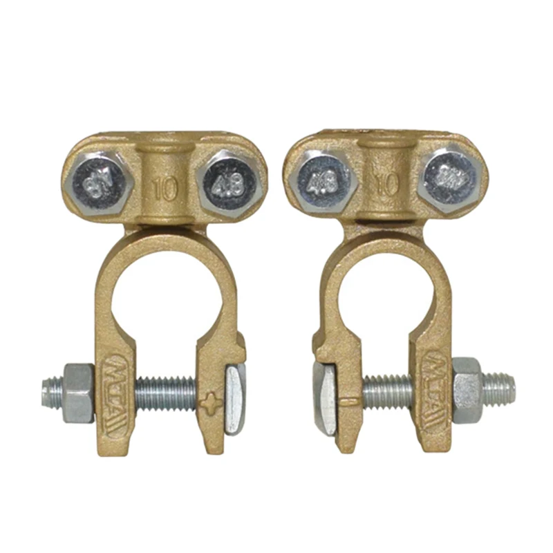 

2 шт., сверхмощные Кабельные Клеммы из твердой латуни