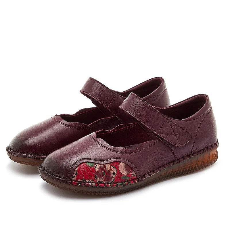 

GKTINOO Women Shoes Flat Shoes 2020 New Autumn Soft Sole Comfort Genuine Leather Shoes Mother Fashion Casual Shoes