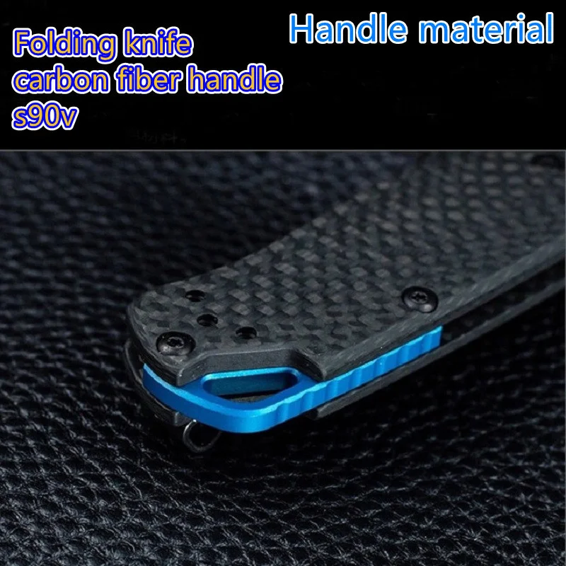 Beli Baru Besar BM565-1 Mini Freek Bugout Poros Pisau Lipat Taktis S90V Serat Karbon Menangani Luar Ruangan Berkemah Berburu Alat Bertahan Hidup