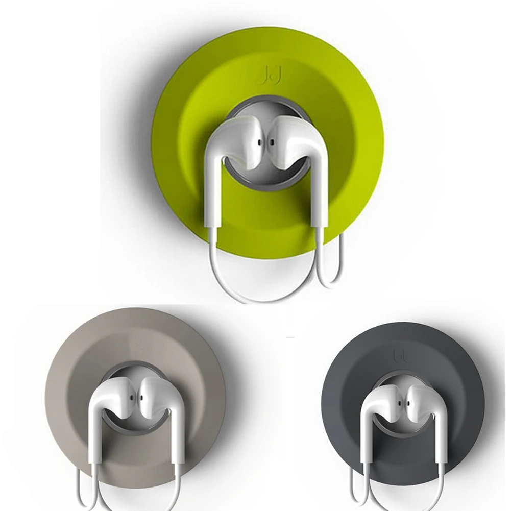 Портативный ящик для хранения хранитель наушников пончик сматывание кабеля