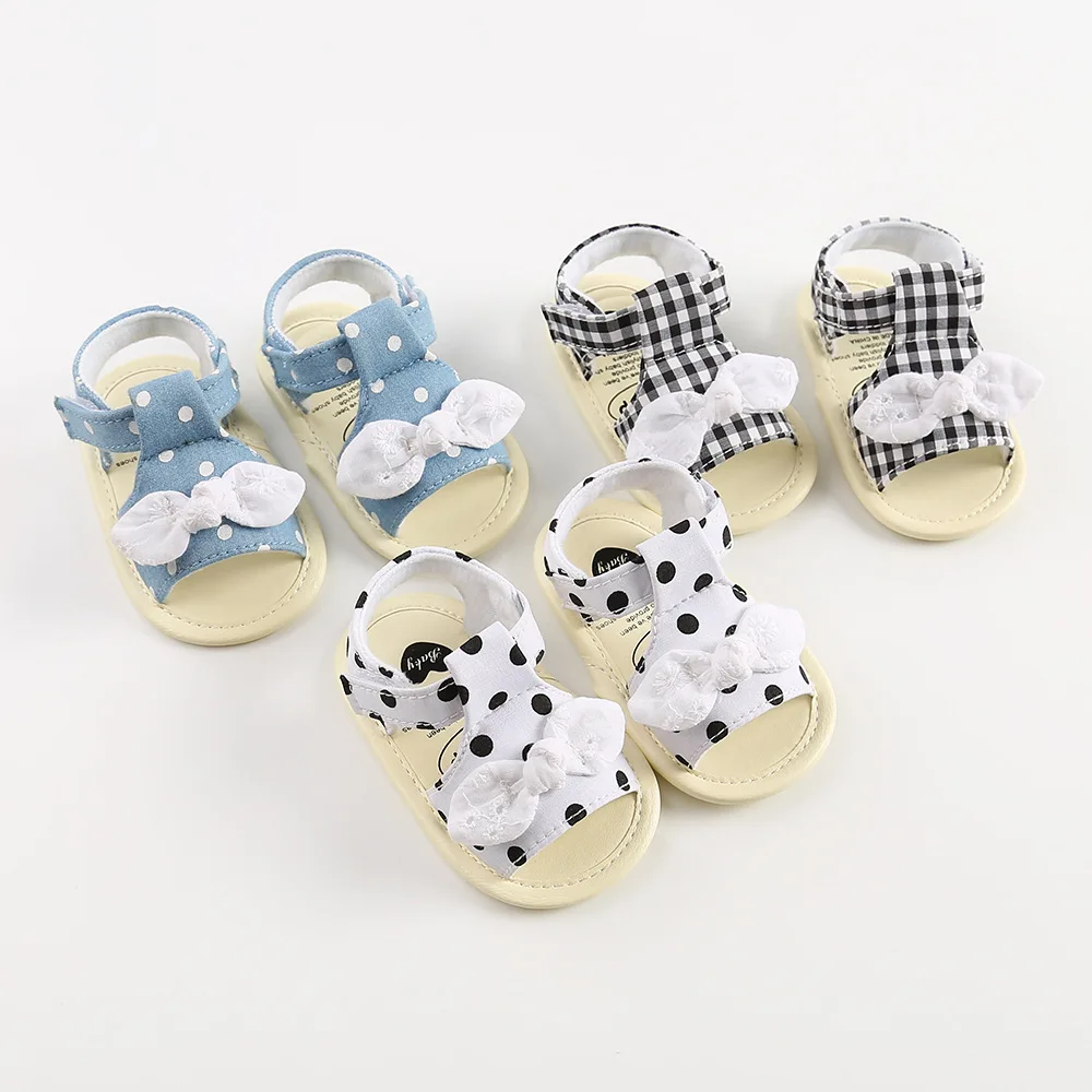 Новинка Летние милые мягкие сандалии для младенцев Модная Милая Детская обувь
