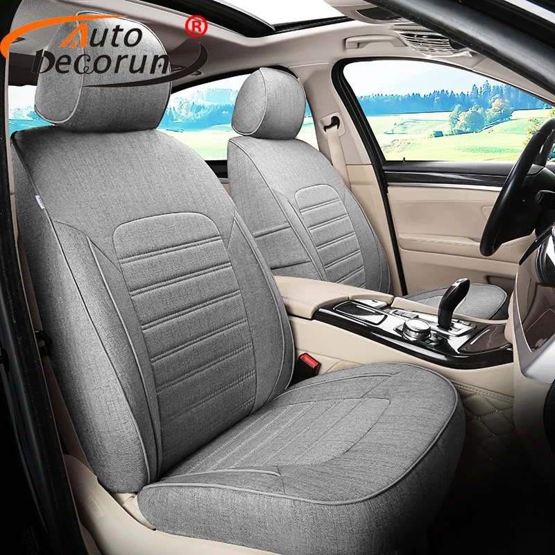 AutoDecorun льняная Автомобильная подушка для Acura MDX 2008 чехлы сидений автомобилей