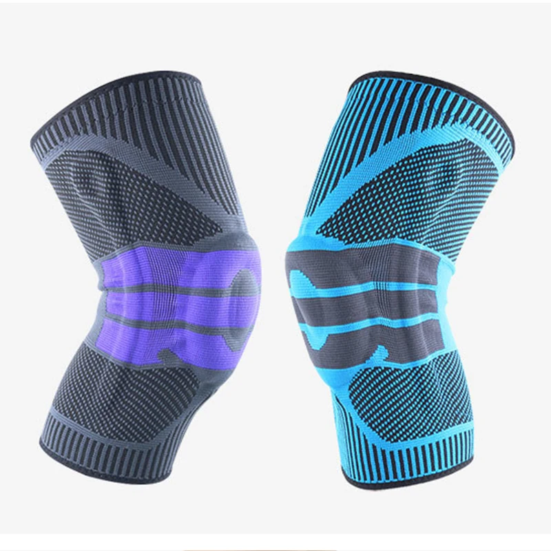 Компрессионный наколенник 1 пара для мужчин женщин из медицинского силикона