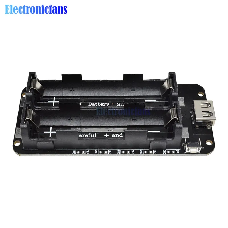 Podwójna bateria litowa 18650 V8 3V1A 5V 3A Micro USB Power Bank moduł ładowania baterii dla Raspberry Pi Wifi ESP8266 ESP32 4 Podwójna bateria litowa 18650 V8 3V1A 5V 3A Micro USB Power Bank moduł ładowania baterii dla Raspberry Pi Wifi ESP8266 ESP32 4