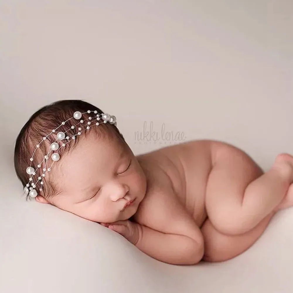 Новый реквизит для детской фотосъемки аксессуары для волос для девочки новорожденного Фотография Цветочная завязка для детской одежды головной убор «сделай сам»