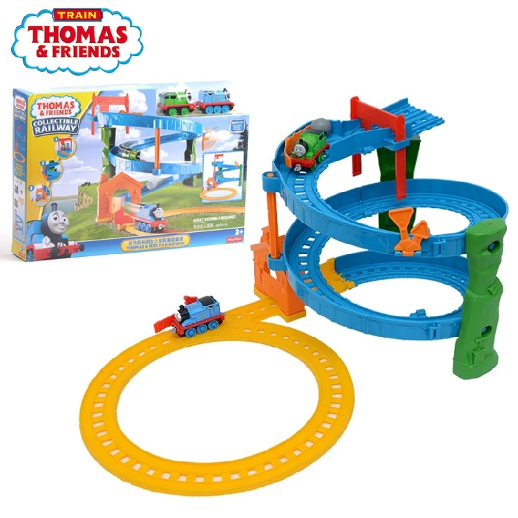 Набор дорожек Thomas And Friends Percy's Raceway литой металлический поезд коллекционная