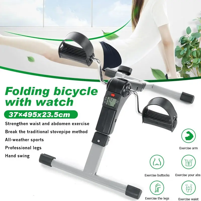 

Household Mini Exercise Bike Bodybuilding Machine Elderly Rehabilitation Leg Arm Trainer Medical Exercise Bike Fitness Equipment