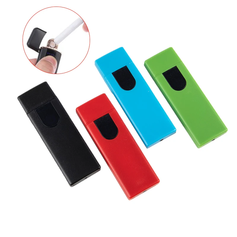 

Ultra-thin Touch Sensor Lighter USB Rechargeable Portable Windproof Lighter Gift