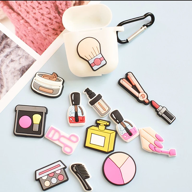 

1pcs DIY Flatback Girl's Cosmetics Perfume Cabochon Scrapbook Kawaii DIY Embellishments Accessories Shoe Charms For Kids Gift