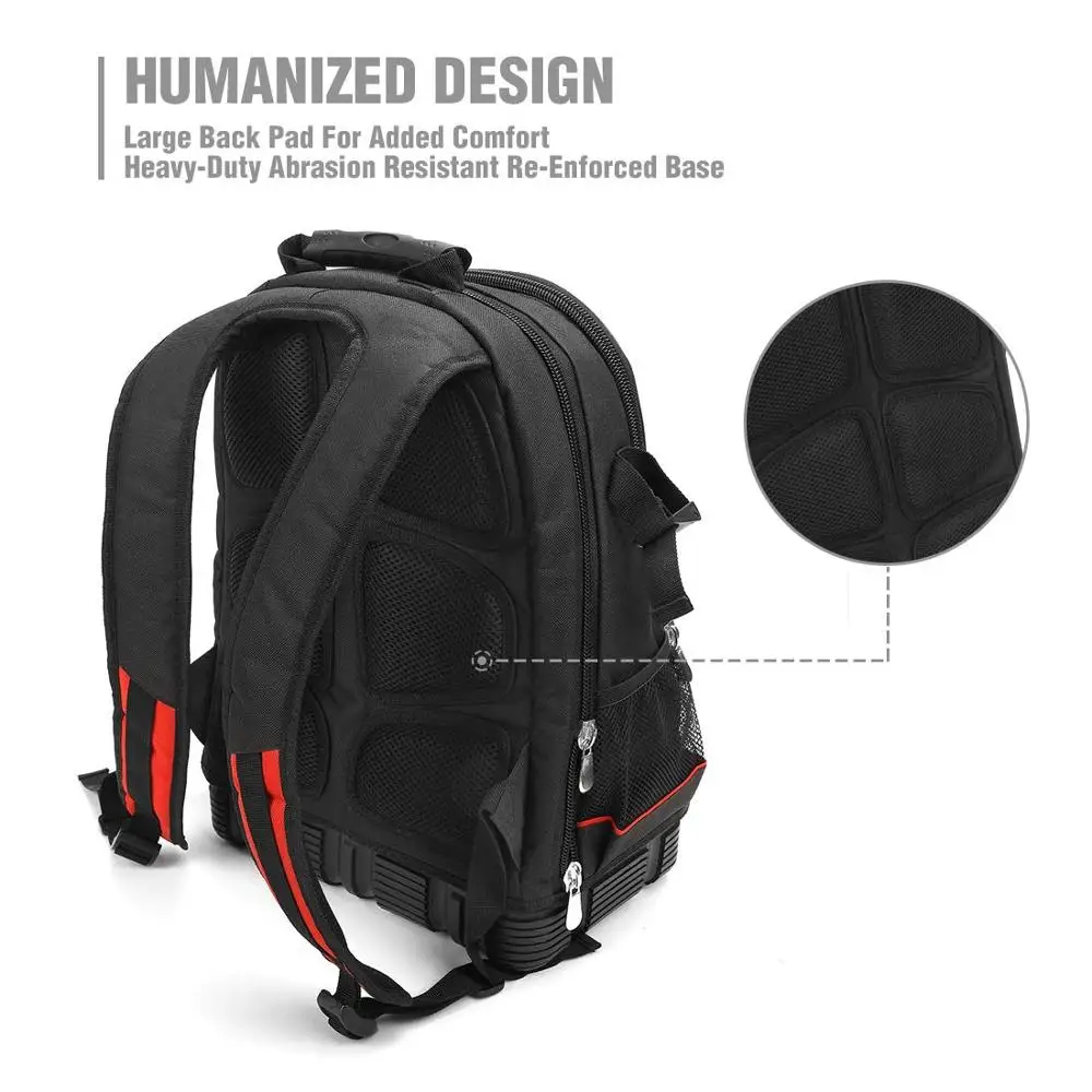 

WORKPRO 17" Tool Bag Tools Storage Bags Waterproof Backpack with Handbag Multifunction Bags