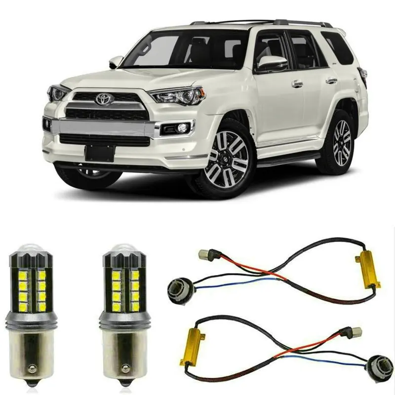 

Fog lamps For TOYOTA 4Runner 2019 Stop lamp Reverse Back up bulb Front Rear Turn Signal error free 2pc