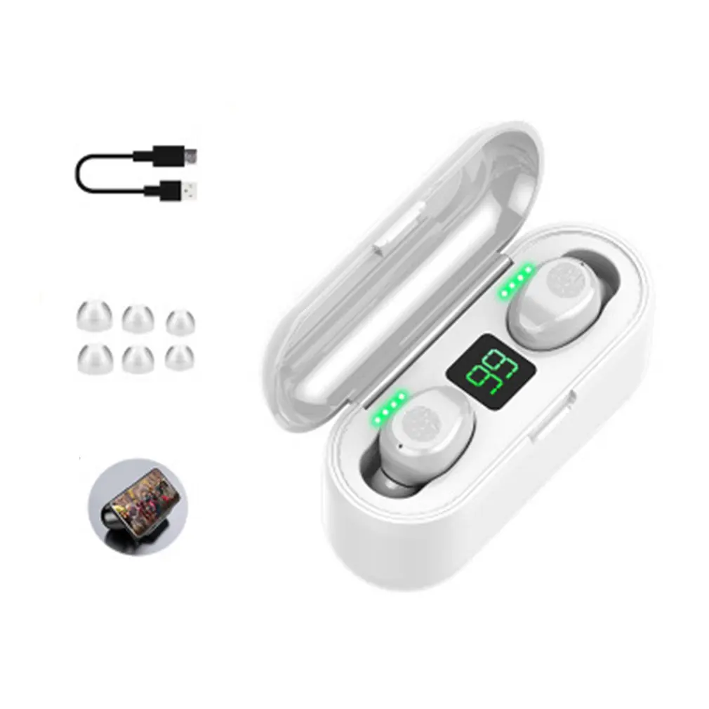 Беспроводная Спортивная F9 мини стерео сенсорная беспроводная гарнитура