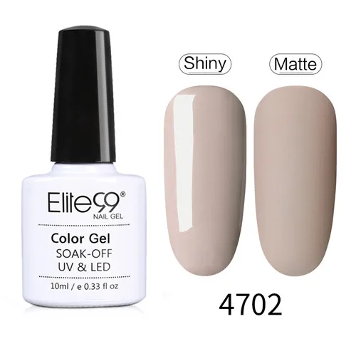4702 Elite99 Гель-лак для ногтей Гибридный Vernis все для маникюра гель лак верхнее Базовое покрытие праймер для ногтей лак УФ светодиодный Гель-лак для ногтей - Цвет: 4702