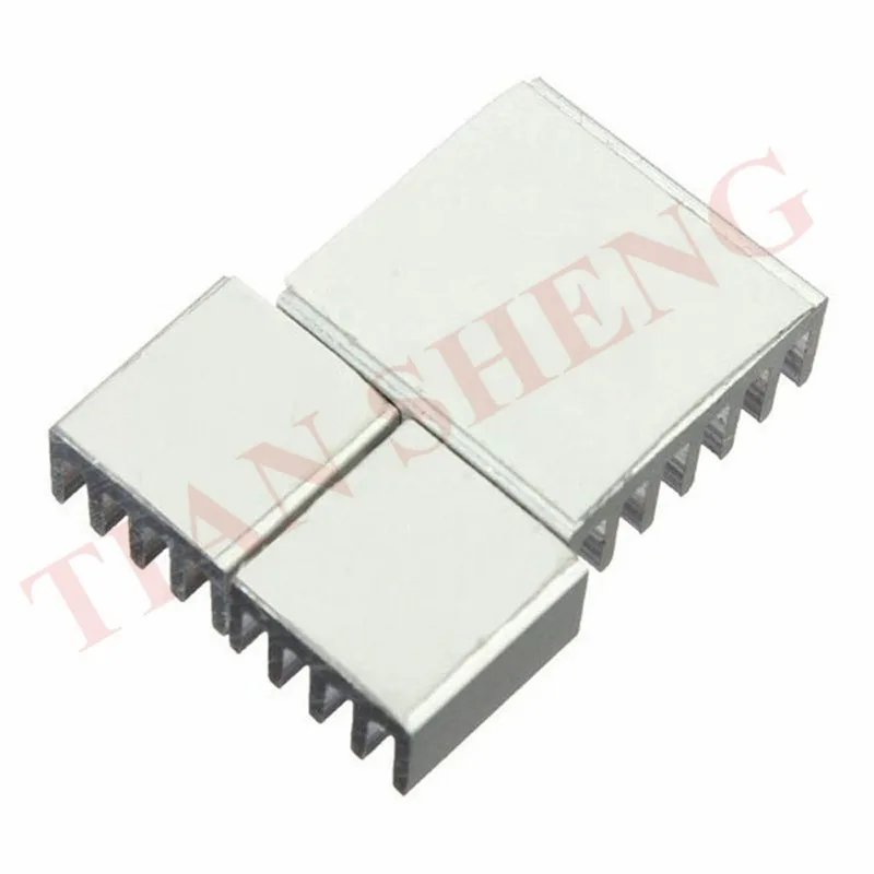 10 компл./Лот клейкий радиатор Raspberry Pi 3 комплект из чистого алюминия для