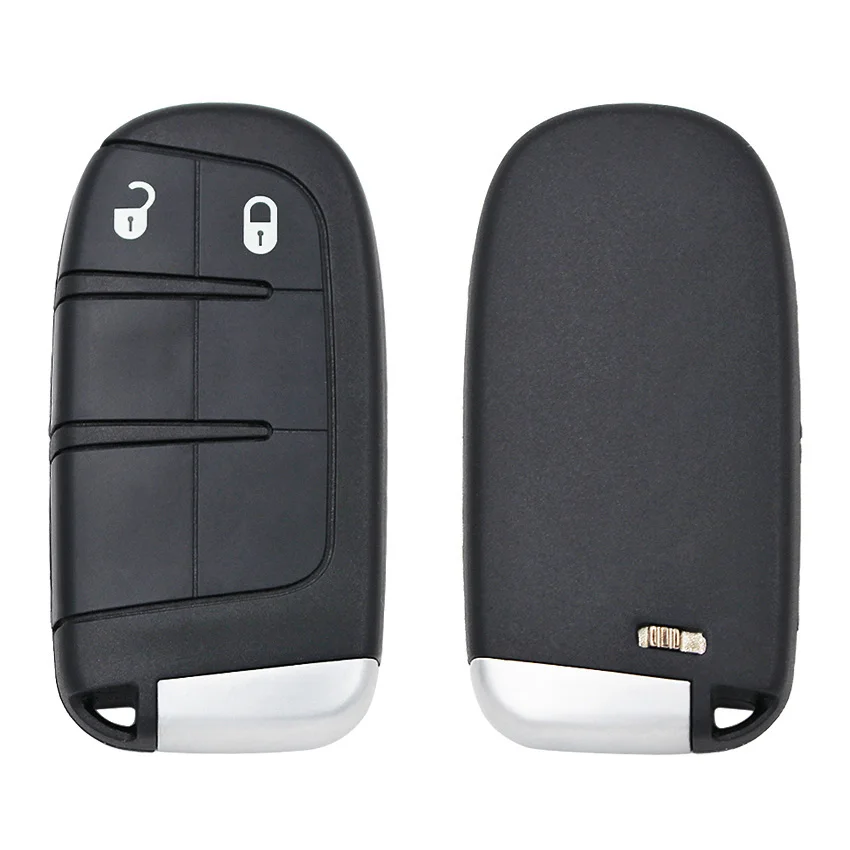 Умный пульт дистанционного управления с 2 кнопками 433 МГц для Dodge Jeep чипом 7953A / 46 GEN4