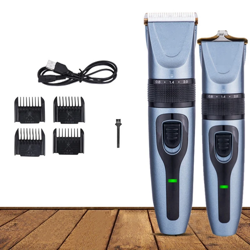 

USB Rechargeable Pet Hair Cutting Trimmer With Digital Display Screen Electric Grooming Tool New