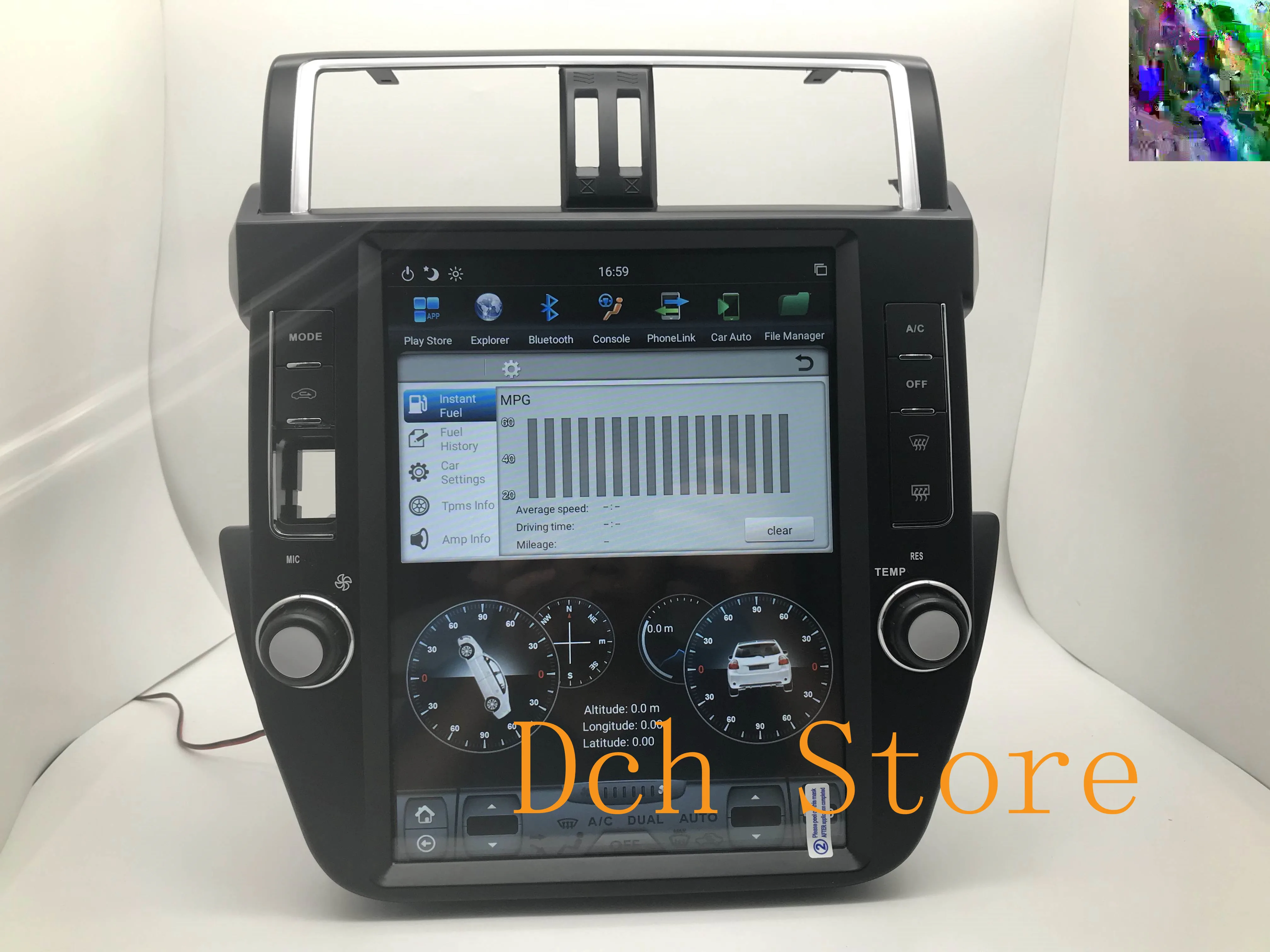 12 1 ''радио Тесла стиль Android 9 0 автомобильный DVD GPS навигатор для Toyota Land Cruiser Prado 2014